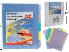 Write - On Dividers, 5 - Piece Set - Brantford Surplus