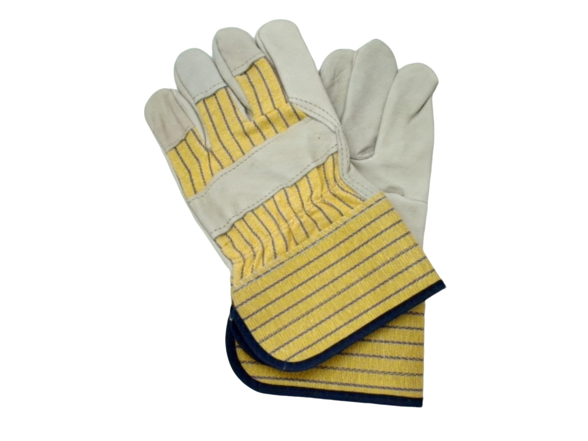 XL Cowgrain Leather Work Gloves - Durable Safety Fitters - Brantford Surplus