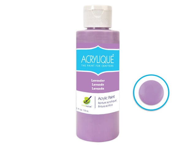 140 LAVENDER Color Factory: 4oz Acrylique Paint for Crafter's - Brantford Surplus