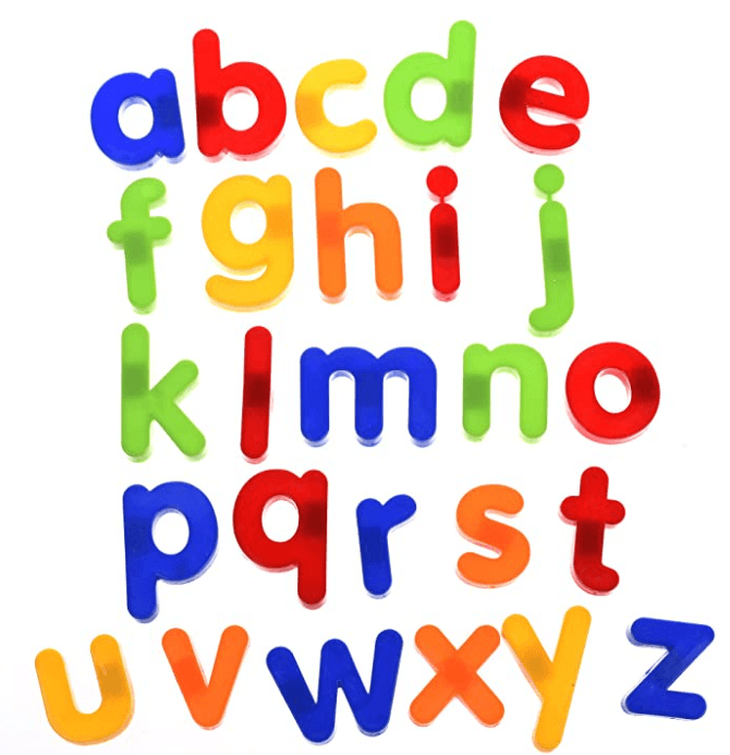 26 - pc Magnetic Lower Case Letter, b/c - Brantford Surplus