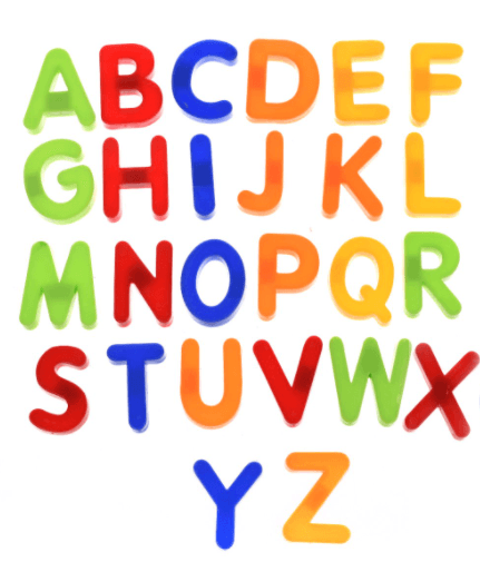 26 - pc Magnetic Upper Case Letter, b/c,(CS) - Brantford Surplus