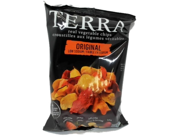 Real Vegetable Chips Original Low Sodium 141g. Terra