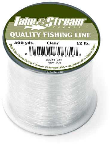 Eagle Claw 09011 - 025 Lake & Stream Economy Mono Line 25lb 225yd Clear - Brantford Surplus