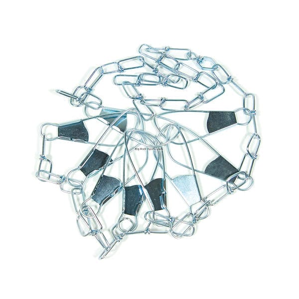 Eagle Claw Q04300 - 005 Stringer, 46" 9 Snap Chain Stringer, Nickel - Brantford Surplus