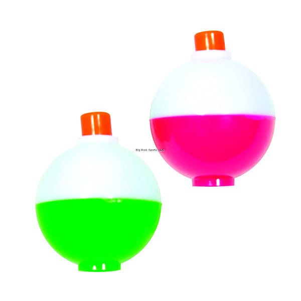 Eagle Claw QFSASSTPKGR Round Snap - On Plastic Floats, Pink/ White - Brantford Surplus