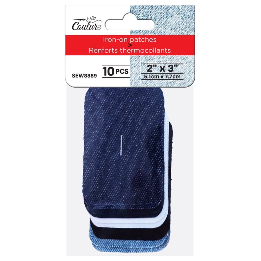 Hauz | Iron - On Patches, 10pcs - Brantford Surplus
