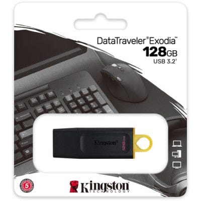 Kingston USB 3.2 Flash Drive DTX/128GB Storage device - Brantford Surplus