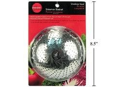 L.GOURMET, 9" S/S STEAMER BASKET, SLIDE BLISTER - Brantford Surplus