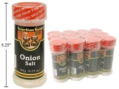 Onion Salt 161g. V. Gold - each sold individually - Brantford Surplus