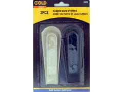 rubber door stopper 2 pc 2 colours - Brantford Surplus
