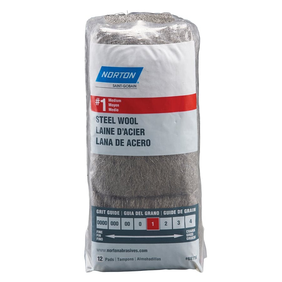 Steel Wool 1 Medium 12pk - Brantford Surplus