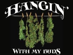 T-Shirt with print - Hanging Buds - L - Brantford Surplus