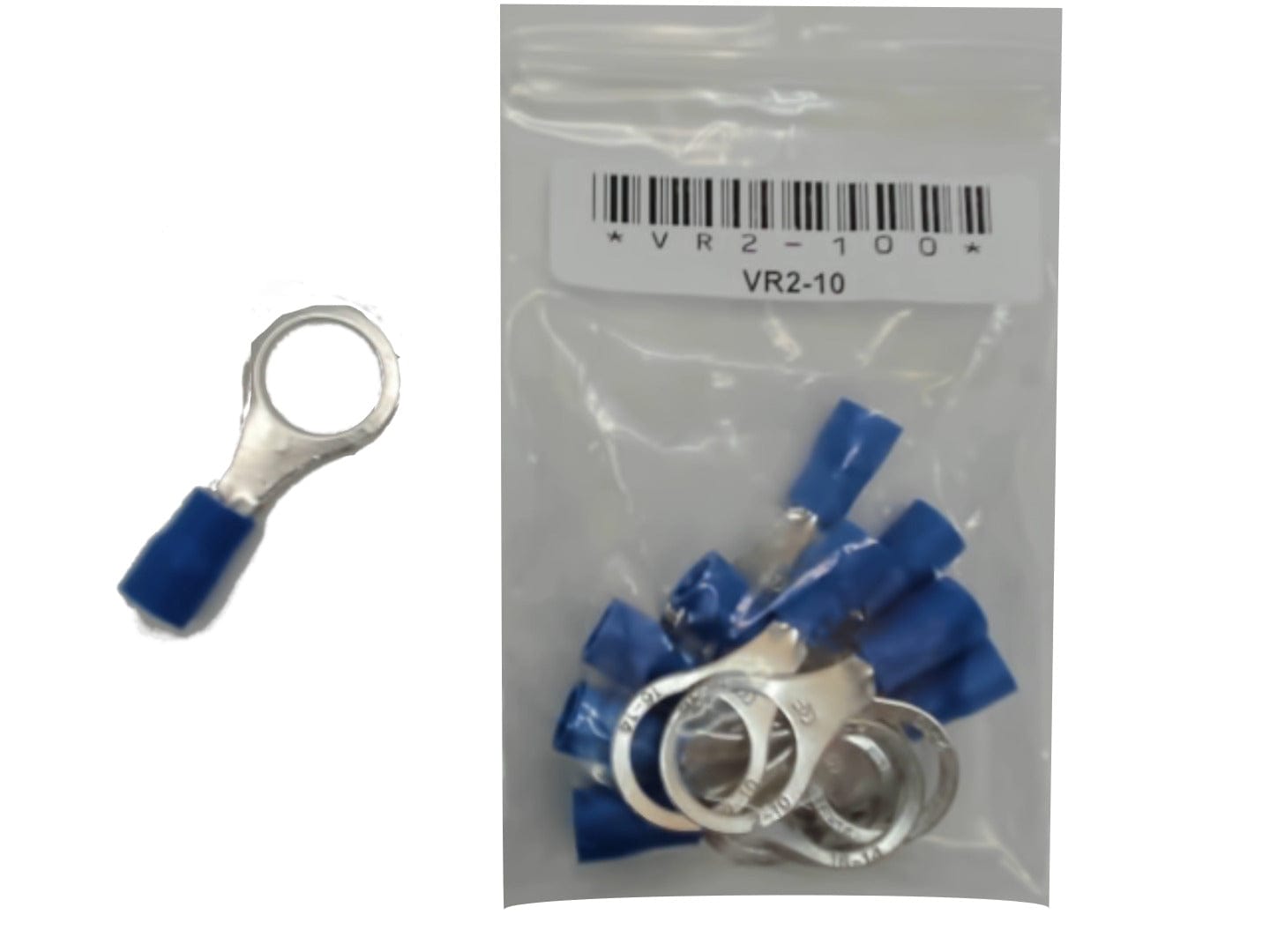 Terminal Insulated Ring Type Stud Size 3/8 inch - bag of 10 - Brantford Surplus