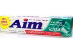 TOOTHPASTE GEL AIM WHITENING FRESH MINT 170GR - Brantford Surplus