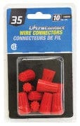 TWIST ON CONNECTOR PS LARGE RED 35 10 Pack marret - Brantford Surplus