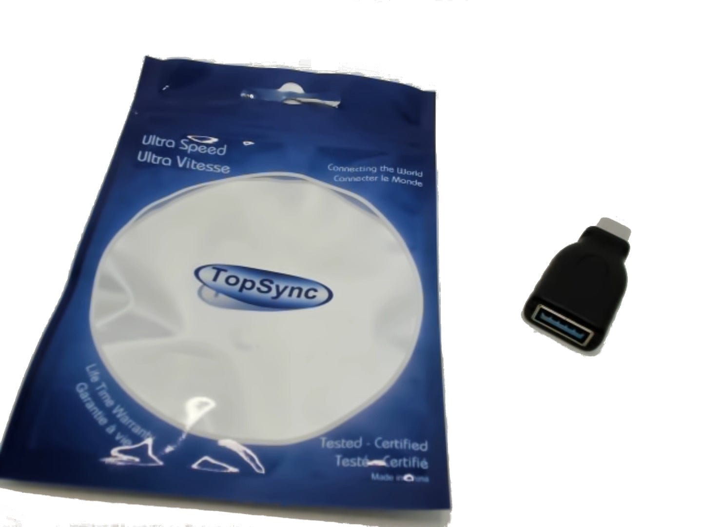 USB3.1 Type - C Male - USB3.0 Female OTG Adapter, M - F - Brantford Surplus