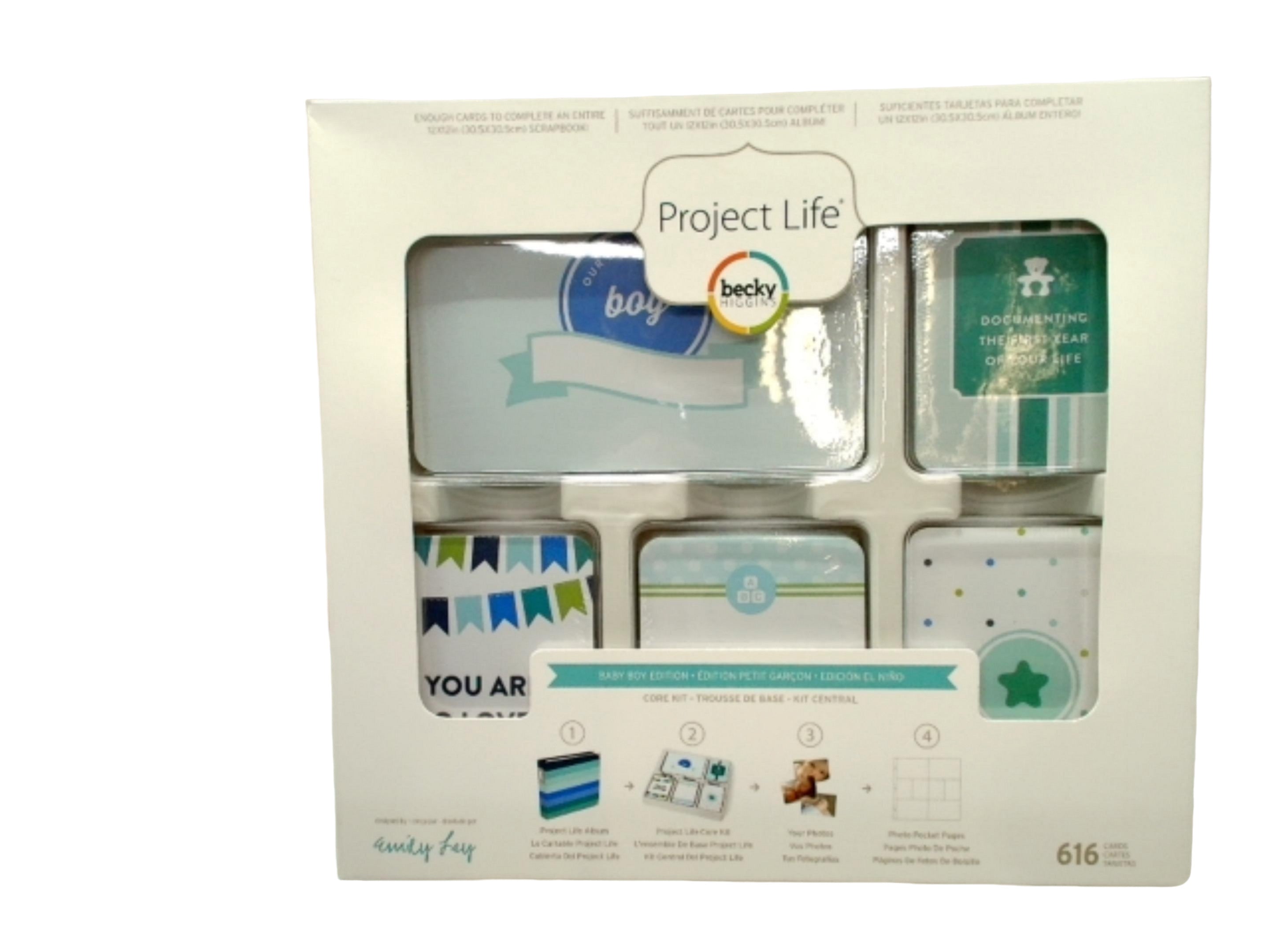 Project Life Baby Boy Core Kit - 616 Cards