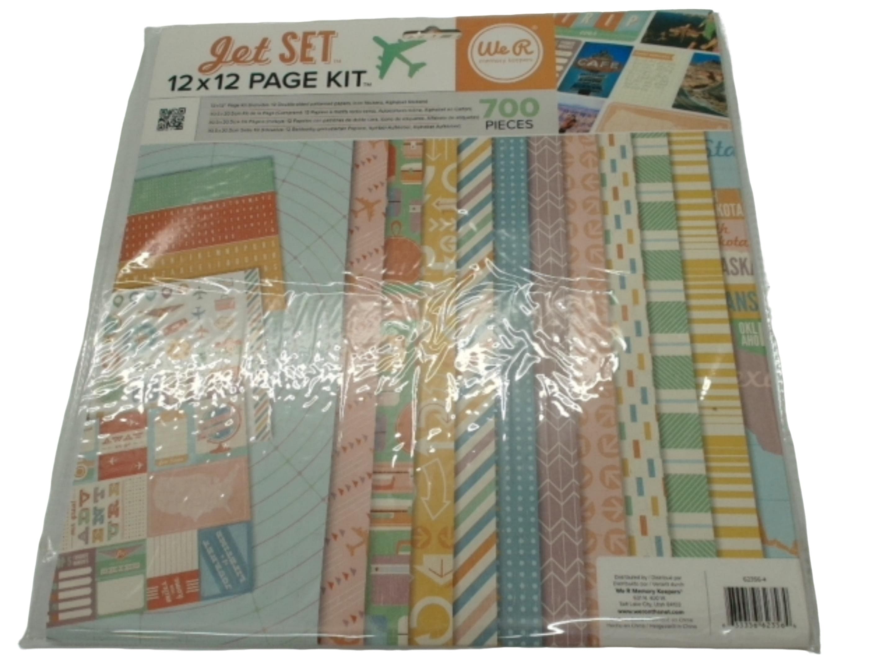 Scrapbook Page Kit 12" x 12" Jet Set - Brantford Surplus