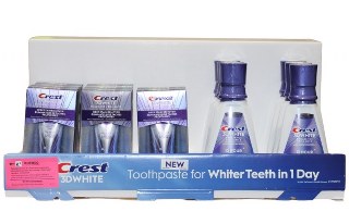 Crest 3D White Toothpaste and Mouthwash assorted