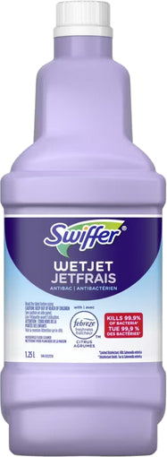 Swiffer Wetjet Antibacterial Citrus Refill 1.25L