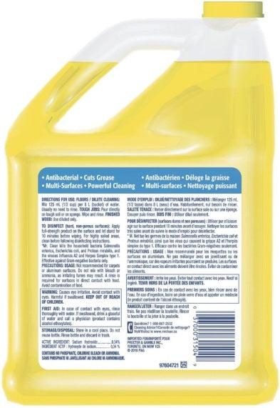 Mr. Clean Summer Citrus Multipurpose Cleaner 3.78L