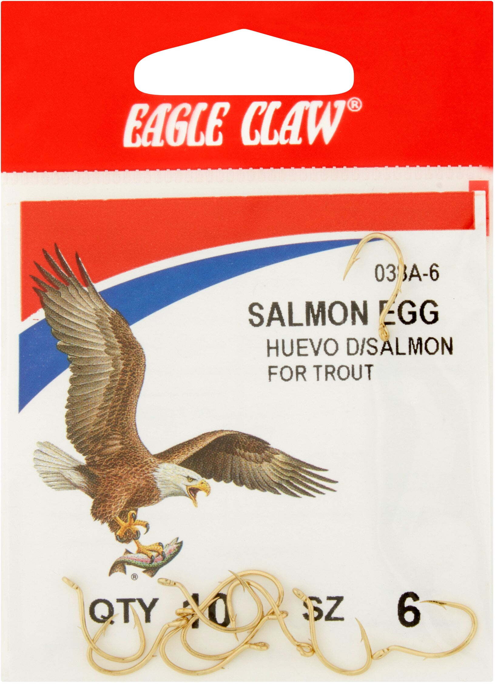 EGC Salmon Egg Offset Hook with Up Eye