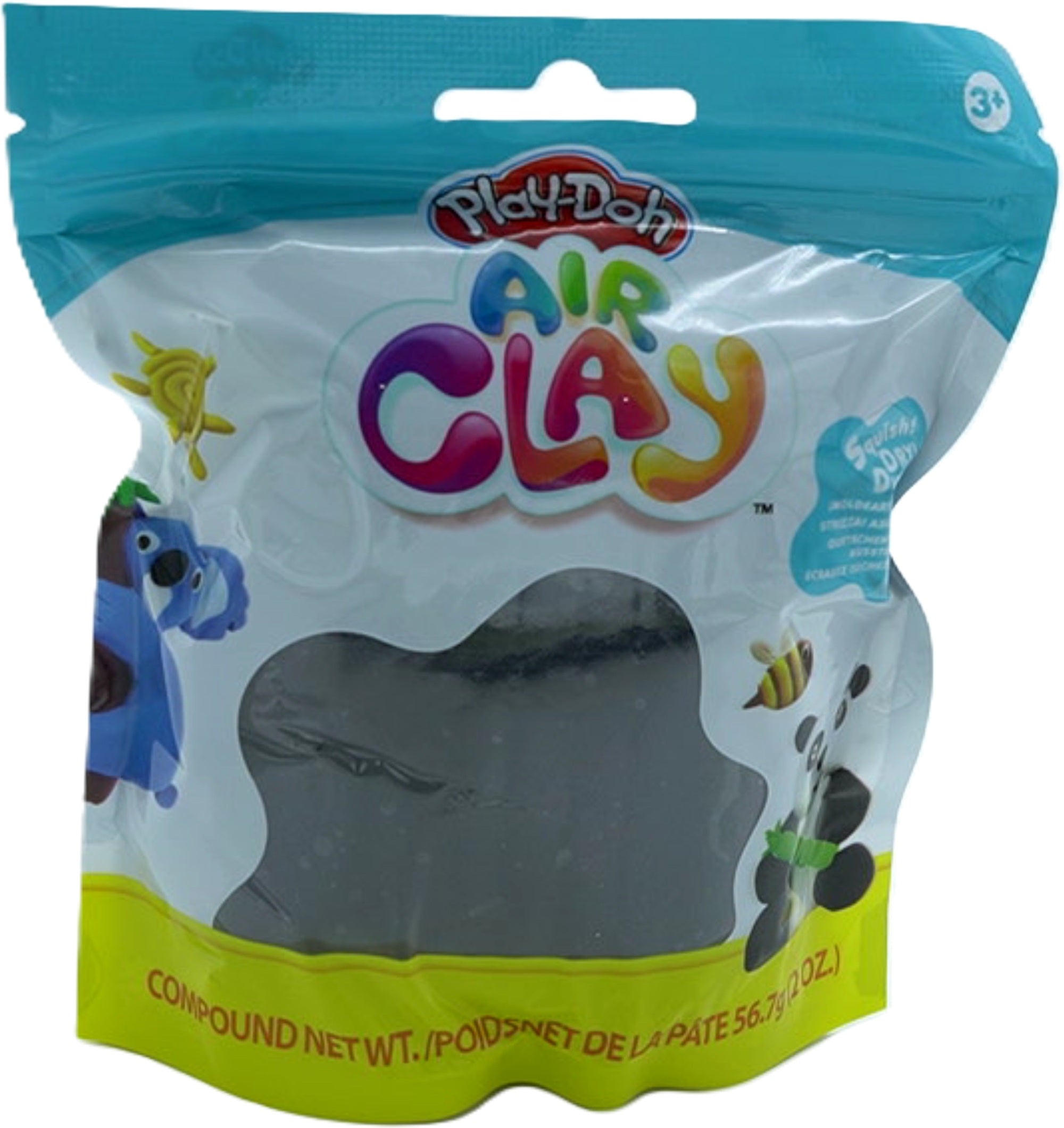 Play-Doh Air Dry Clay Black 56.7g