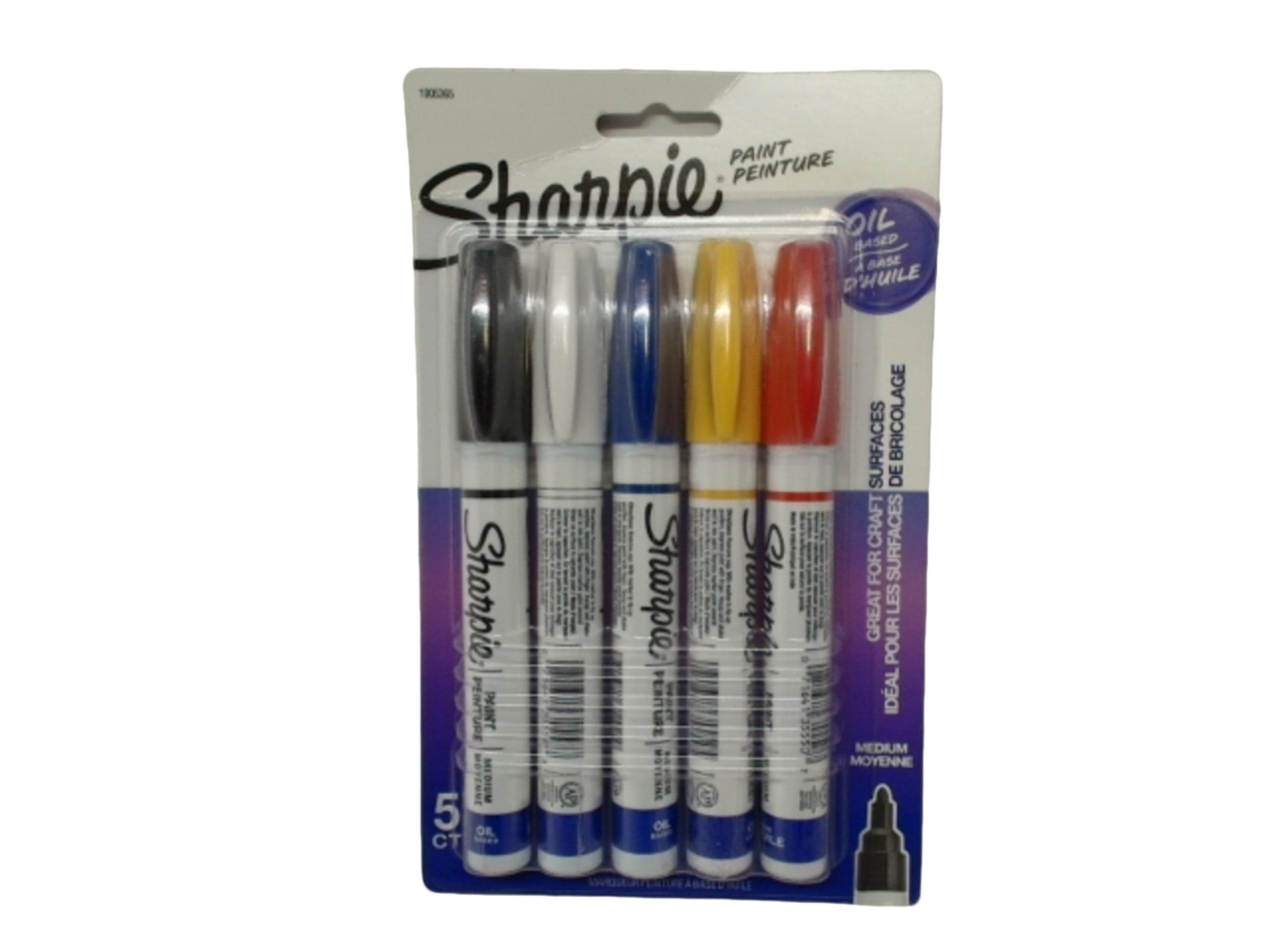 Paint Markers 5pk. Medium Tip Ass't Colours Sharpie - Brantford Surplus