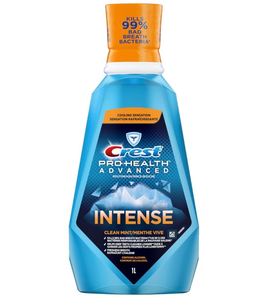 Crest Pro-Health Mouthwash Intense Clean Mint 1L