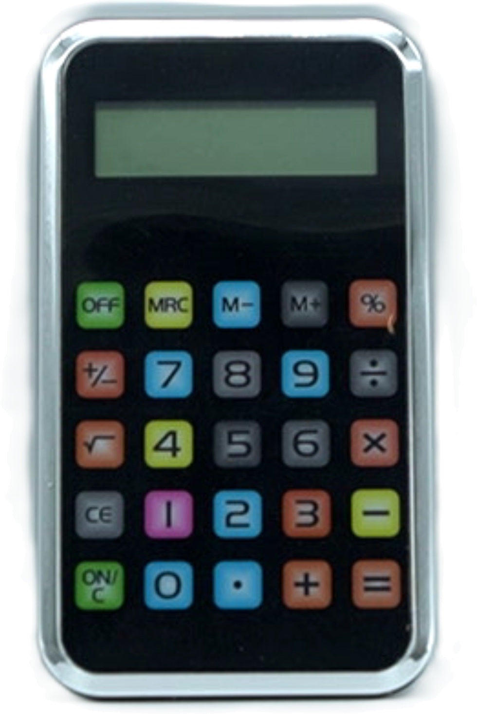Calculator Battery Operated Cell Phone Style Sleek Design