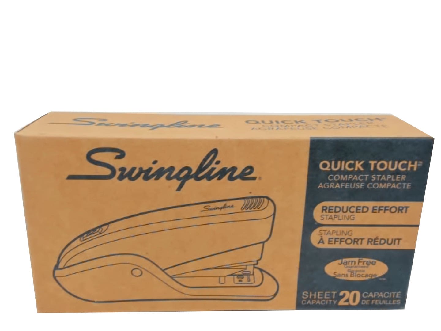 Compact Stapler 20 sheet capacity quick touch swingline - Brantford Surplus