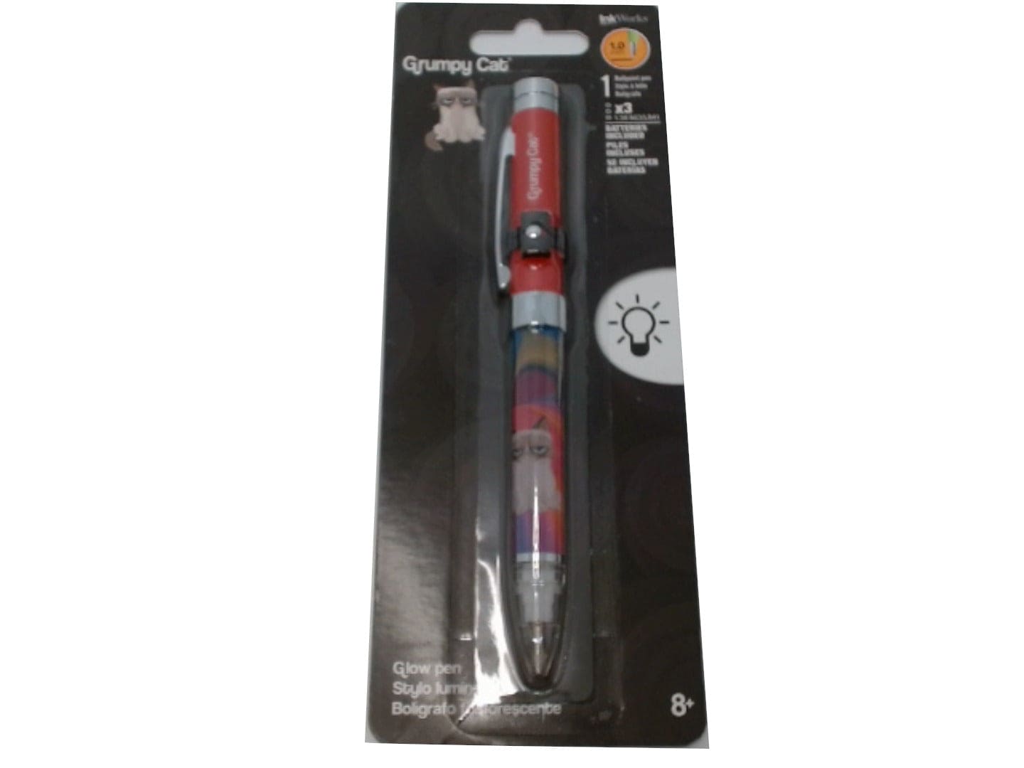 Glow Pen Ballpoint Black Ink Licensed Assorted - Brantford Surplus