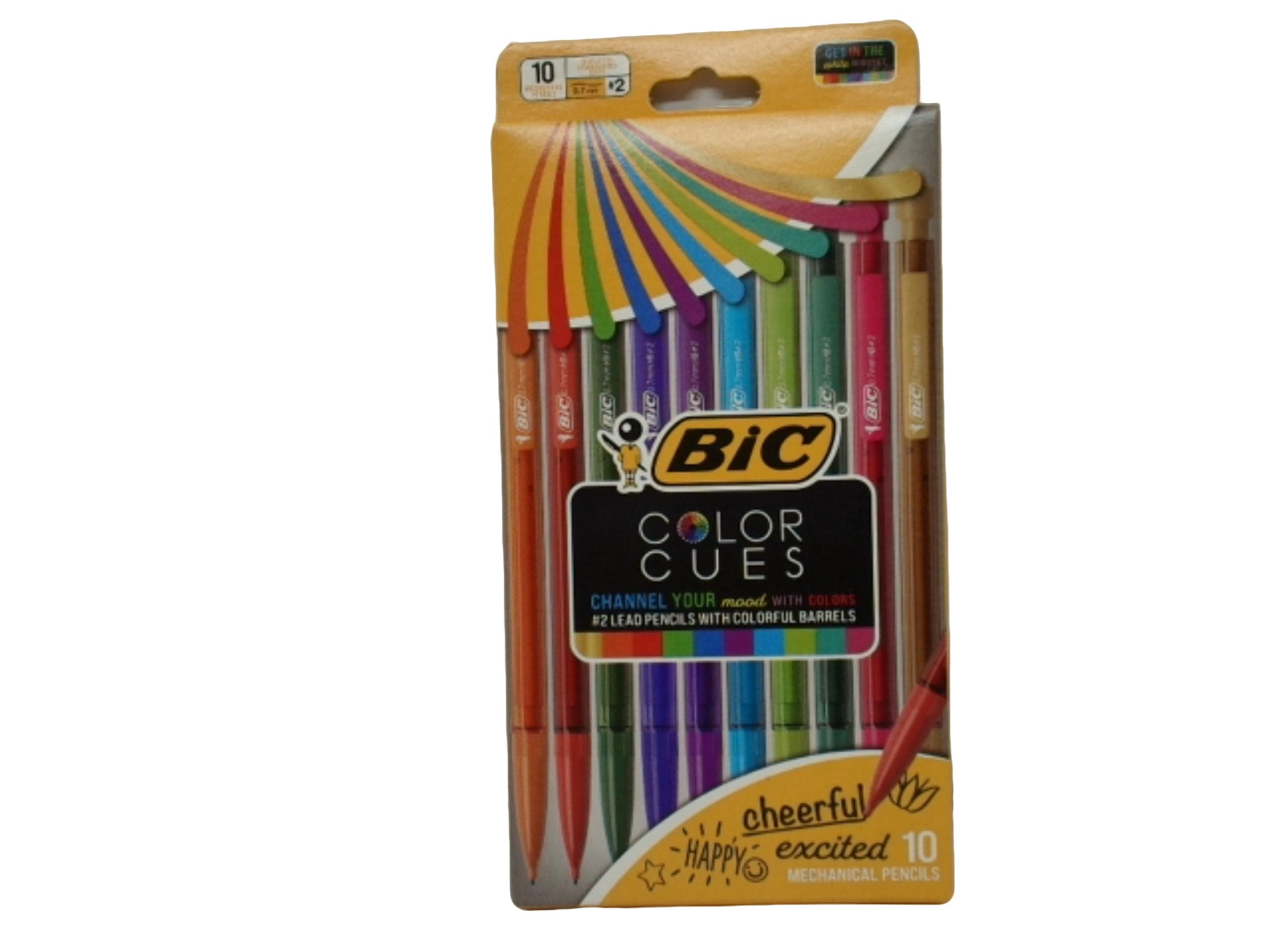 Mechanical Pencils 10pk. 0.7mm #2 Color Cues Bic - Brantford Surplus