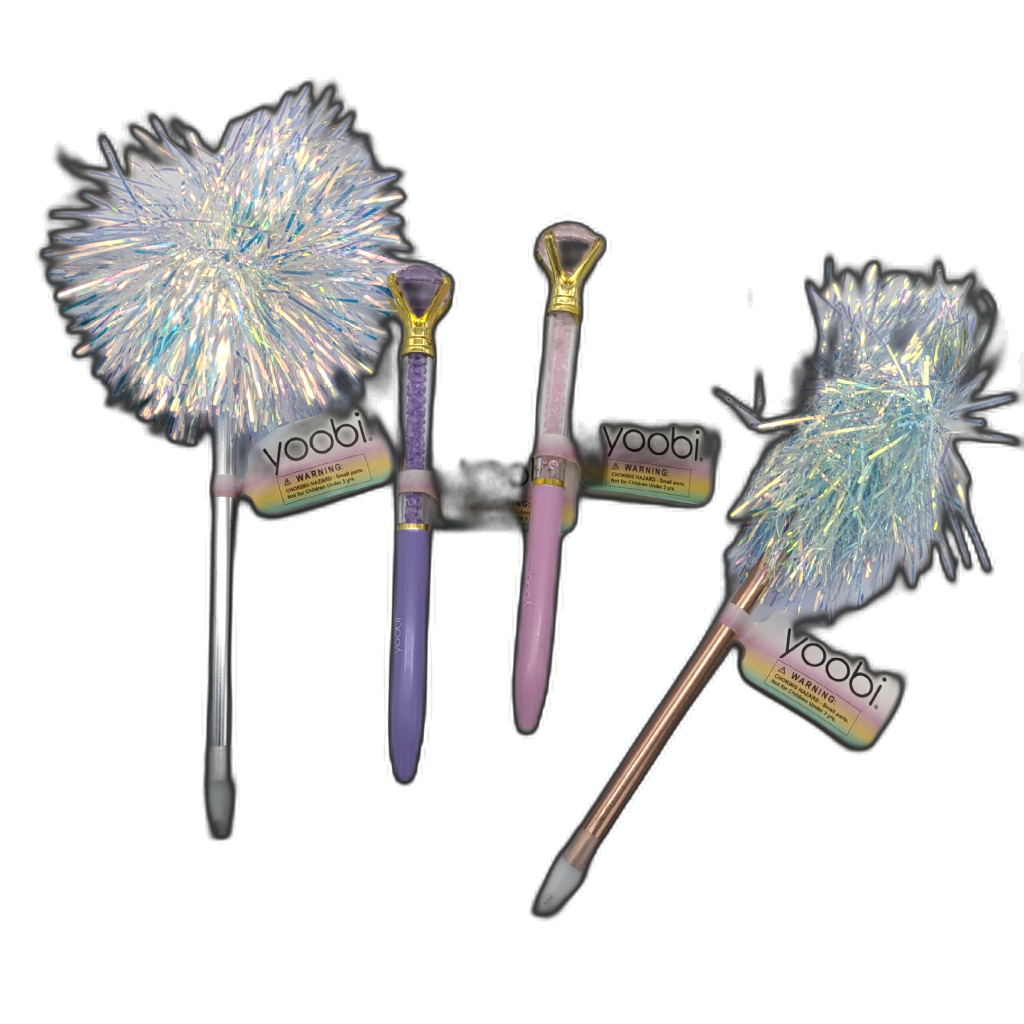 Yoobi Pom Pom or Gem Novelty Pen