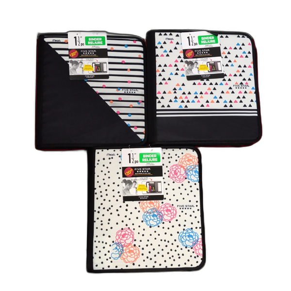 Five Star Zipper Binder 1.5