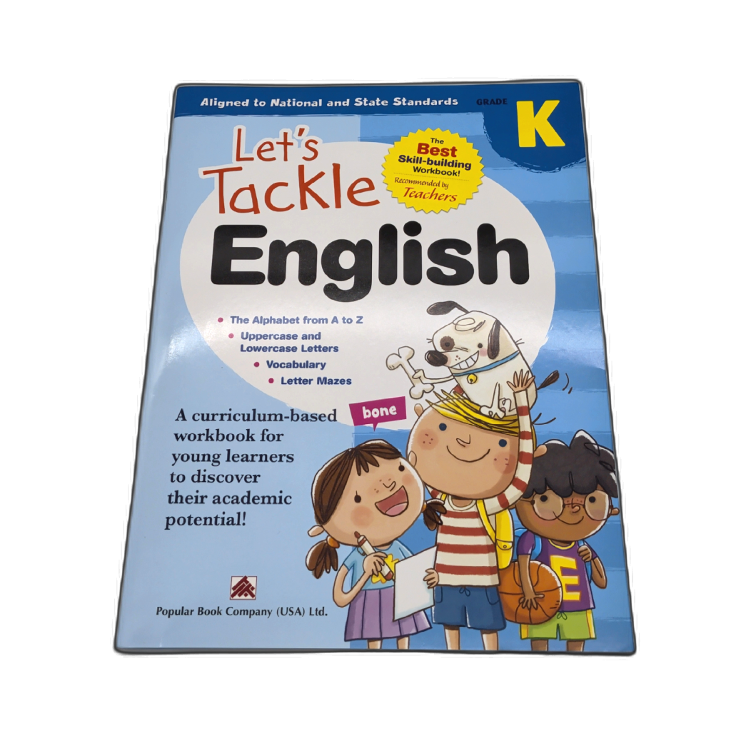 Let's Tackle English Kindergarten Workbook — Letters & Early Reading
