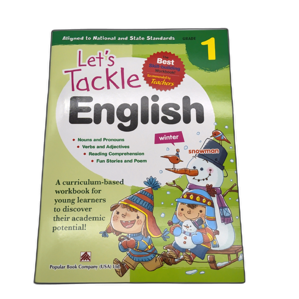 Let's Tackle English Grade 1 Workbook — Reading & Writing Practice