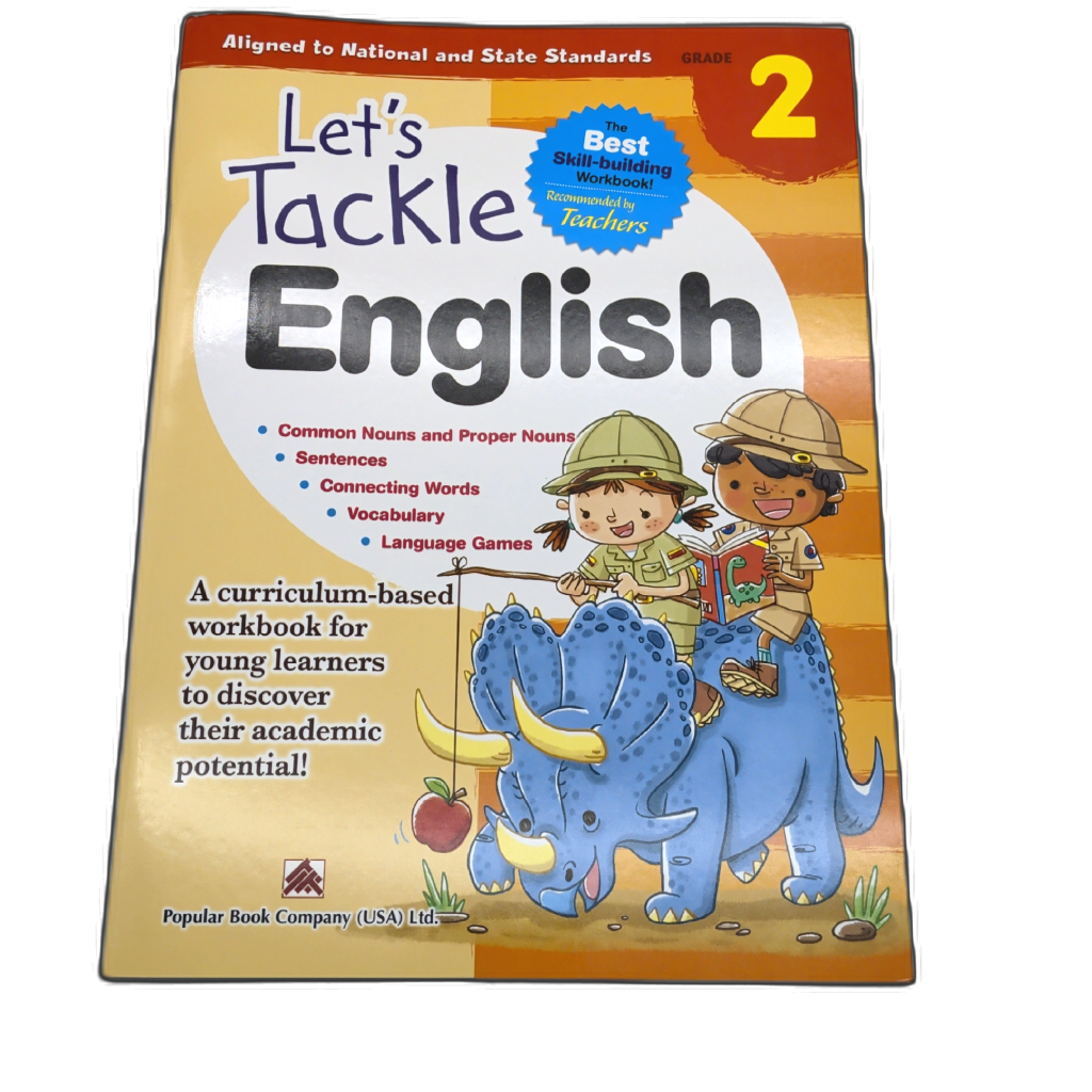 Let's Tackle English Grade 2 Workbook — Reading & Grammar Practice