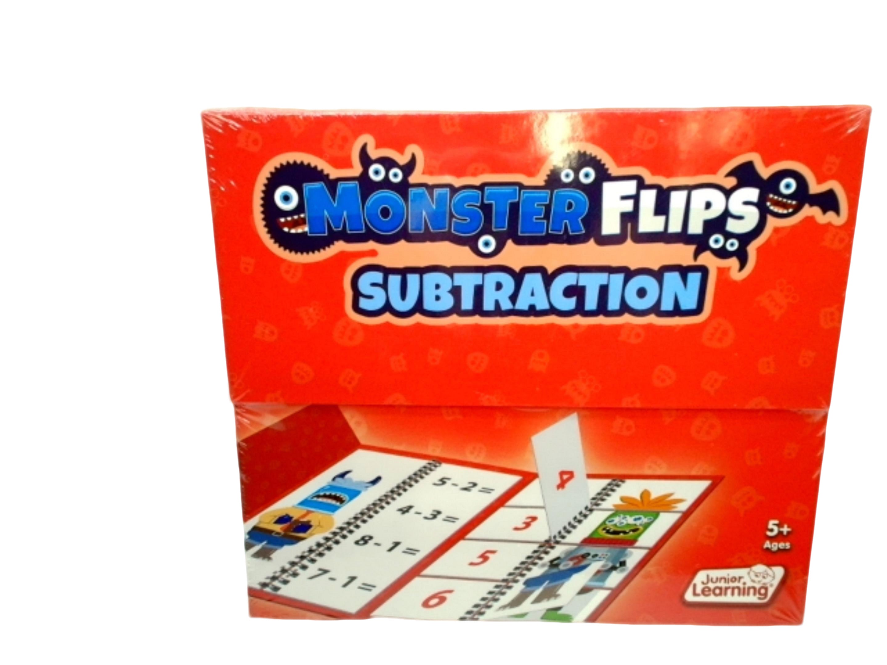 Subtraction Flip Book for Kids - Monster Flips Junior Learning