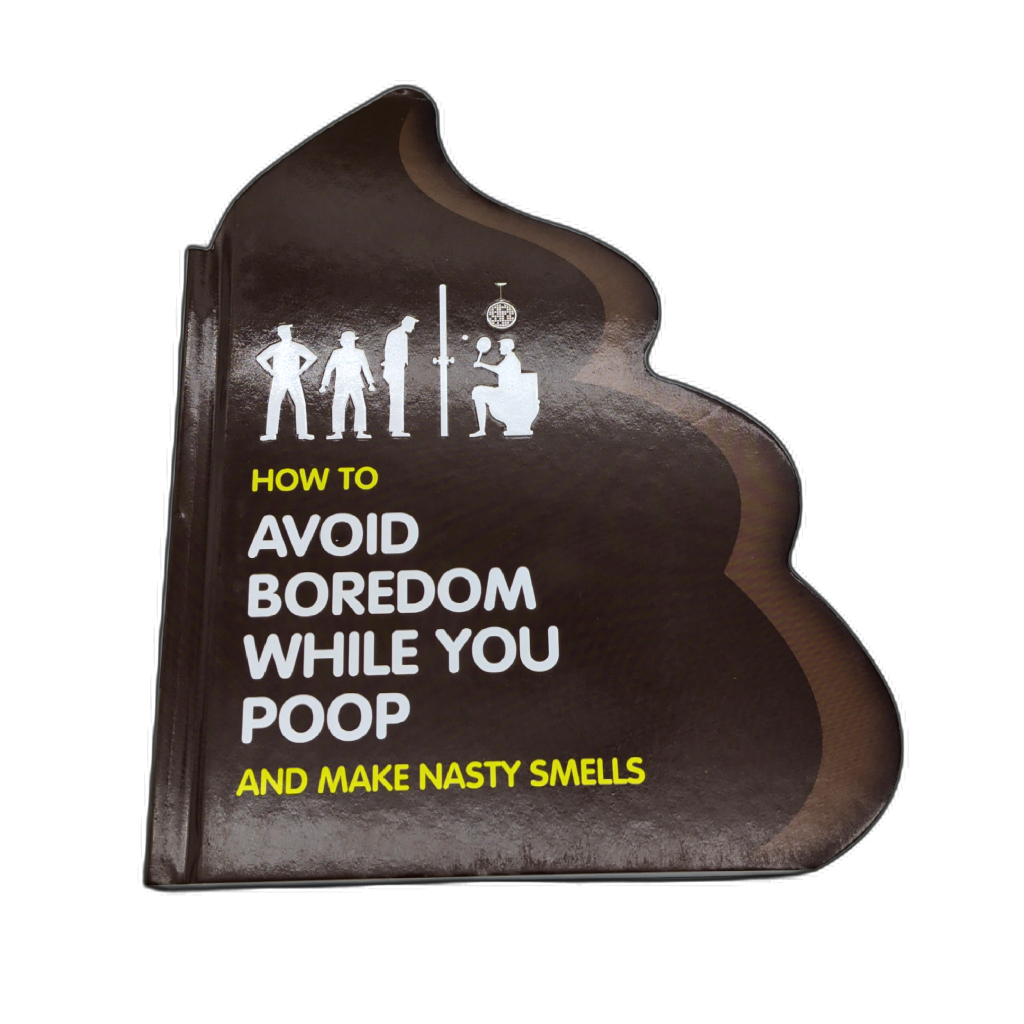 How To Avoid Boredom While You Poop funny bathroom book
