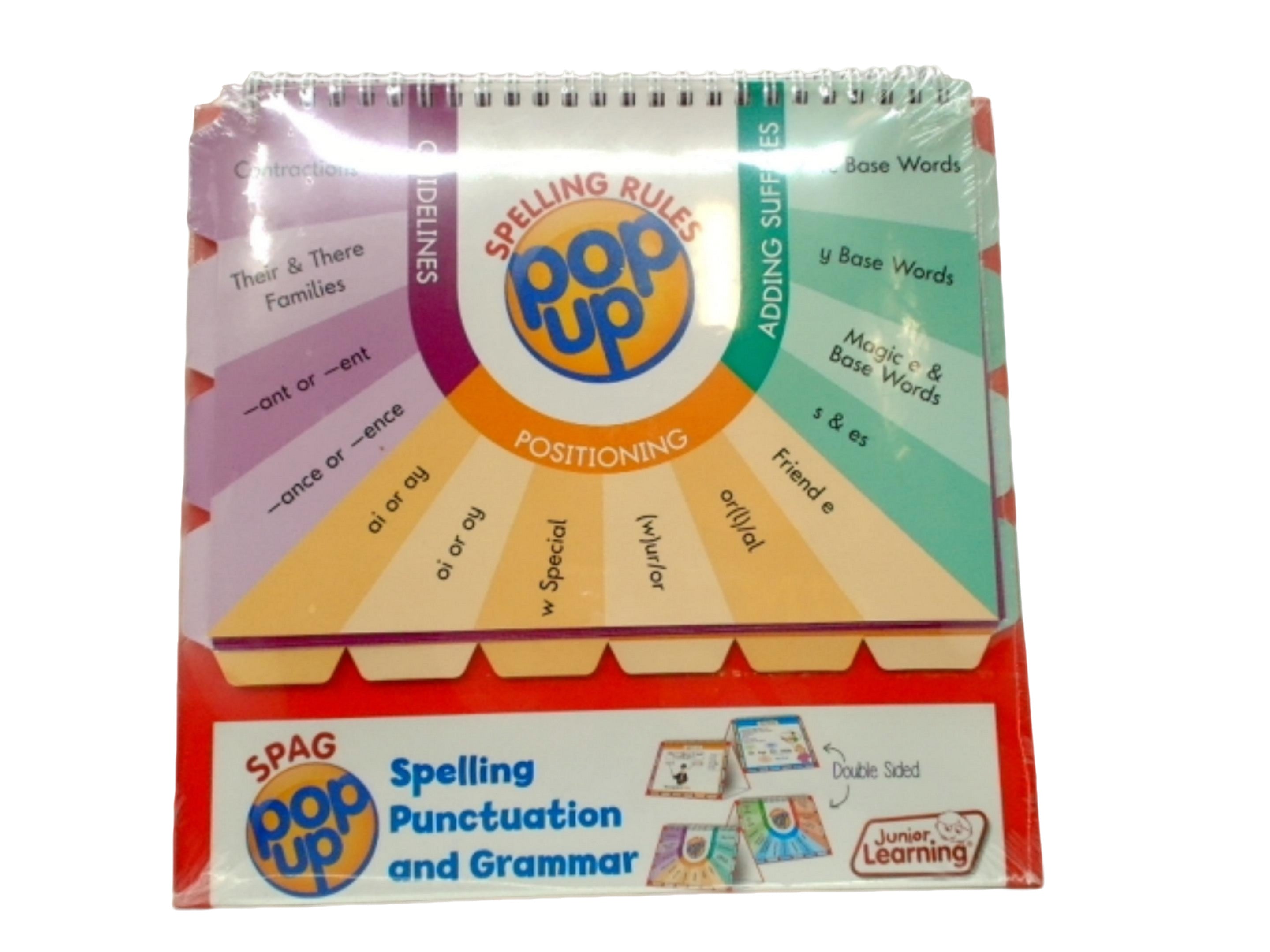 Junior Learning Spelling Rules Book - Pop Up SPaG Guide