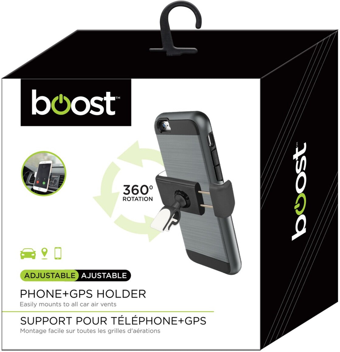 Air Vent Phone Mount Holder - Adjustable Boost