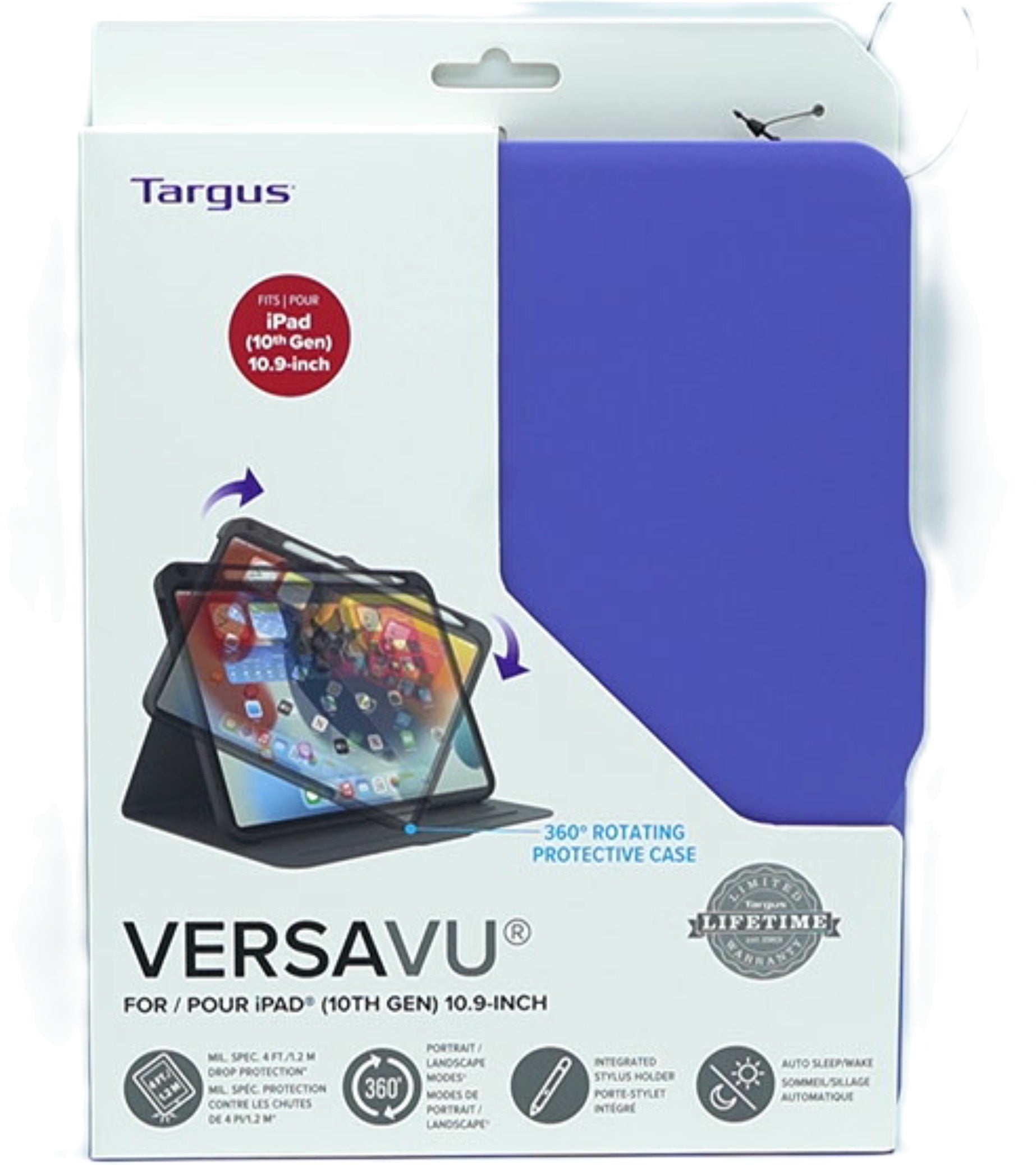 Targus 360° Rotating iPad Case 10.9" Purple