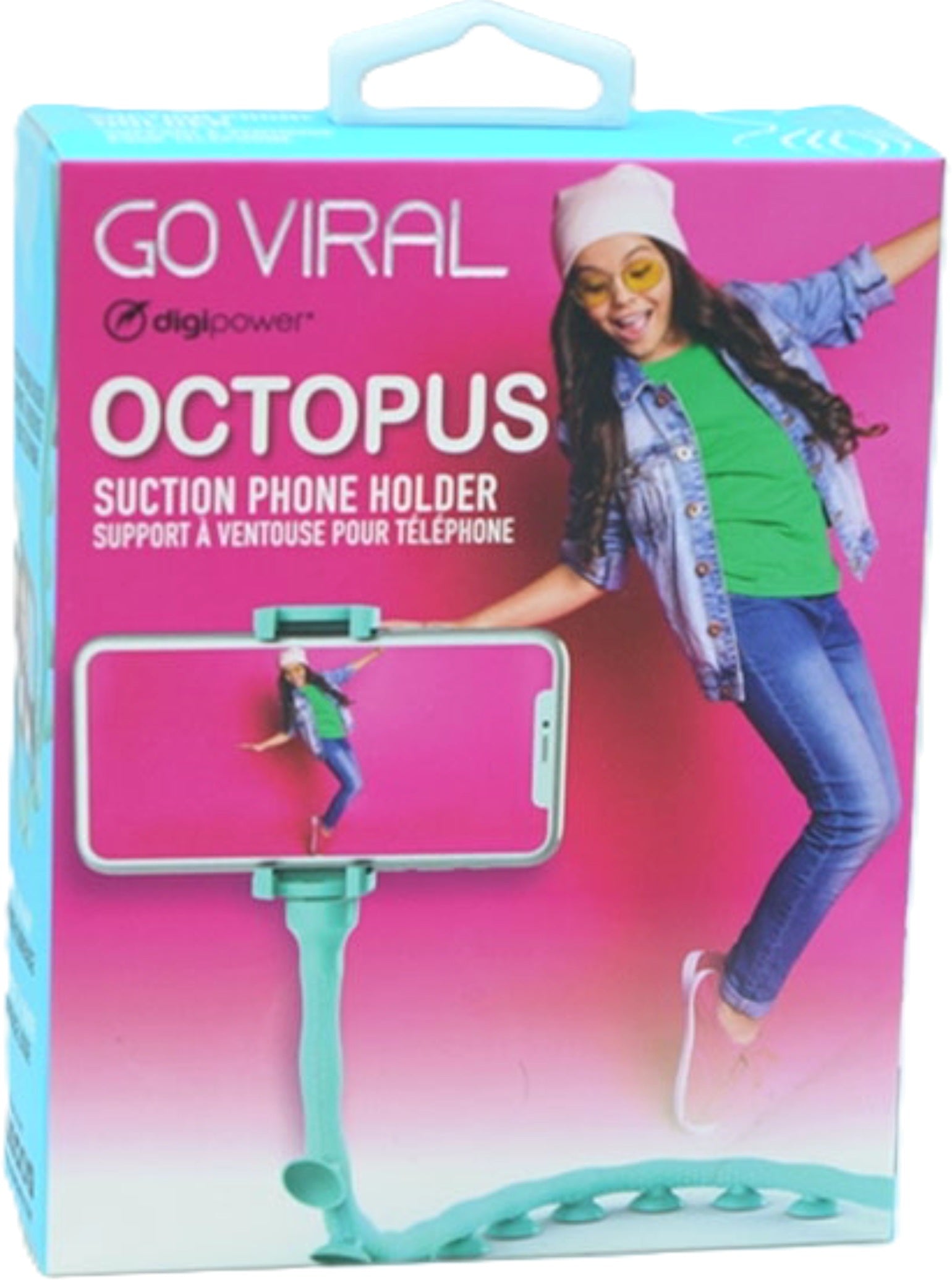 Digipower 19" Octoplus Suction Phone Holder Mount