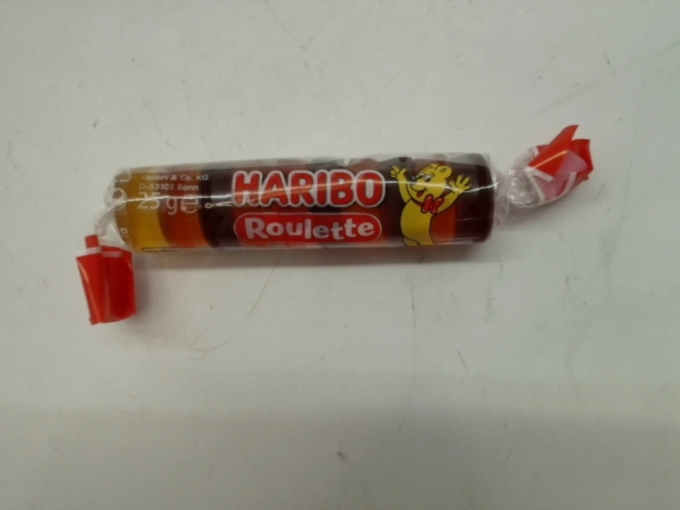 Haribo Roulette Gummy Candy 10pcs. 25g. (or 2/$1.00) KWDC