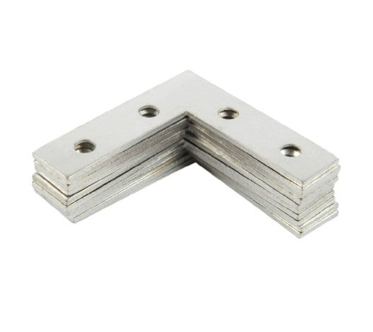 Flat Corner Brace 2 Inch - 10 Pack Metal Brackets