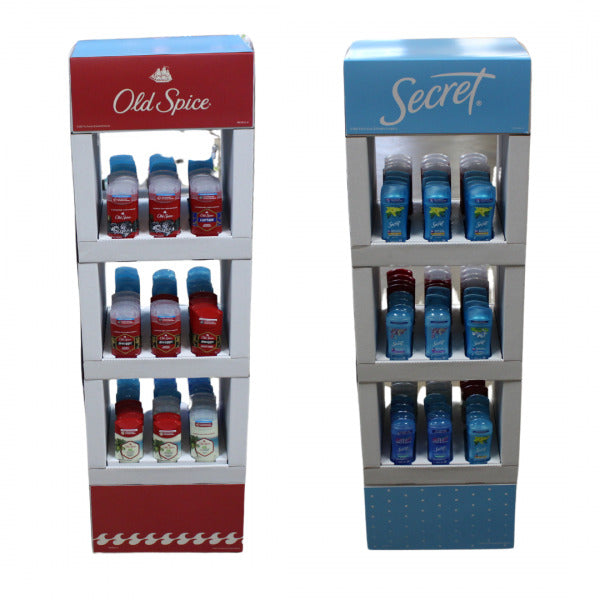 Secret & Old Spice 72CT Deo Display