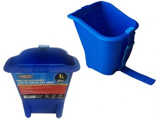 Plastic Paint Cup w/ Magnet 1L Toolway Tradition