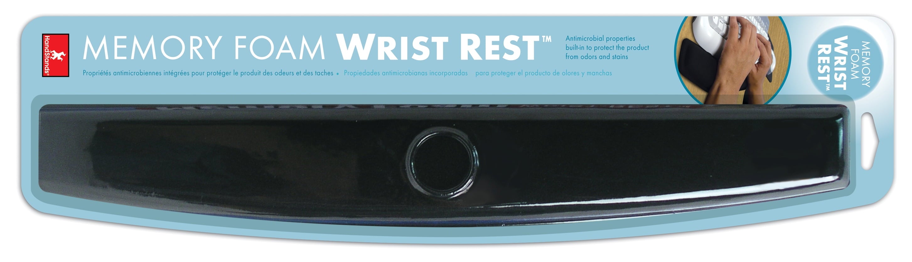Memory Foam Wrist Rest - Premium Black by Handstands