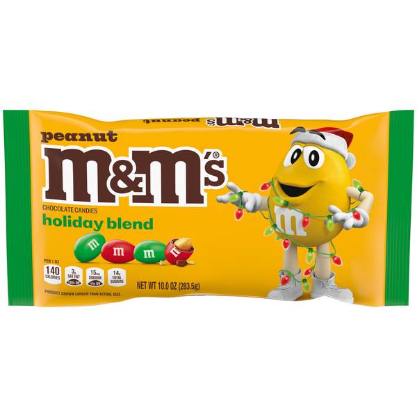 M&M's Peanut Holiday Chocolate Candy 283.5g
